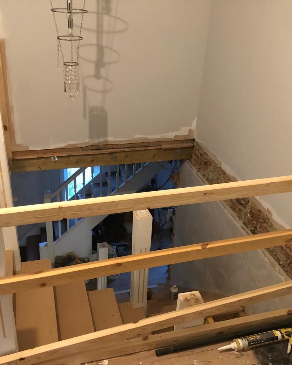 Hall renovation and new staircase