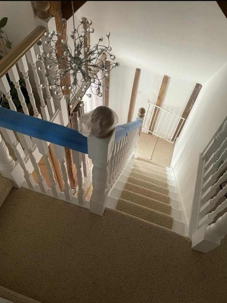 New build frame, roof and staircase, photograph 3