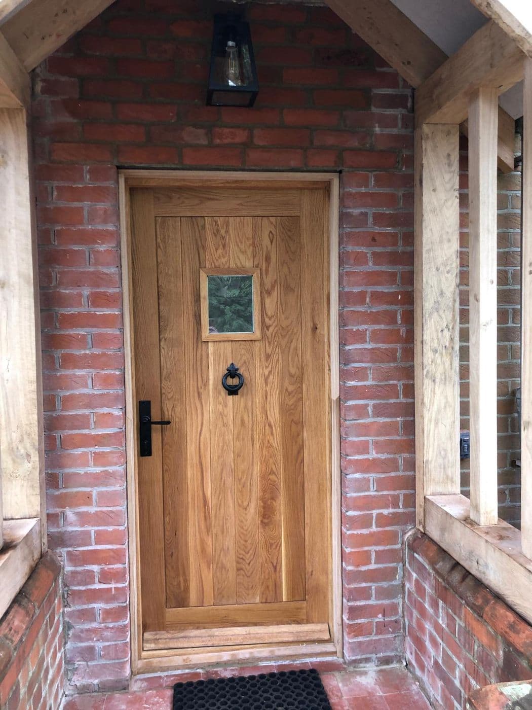 Oak framed porch, photograph 6