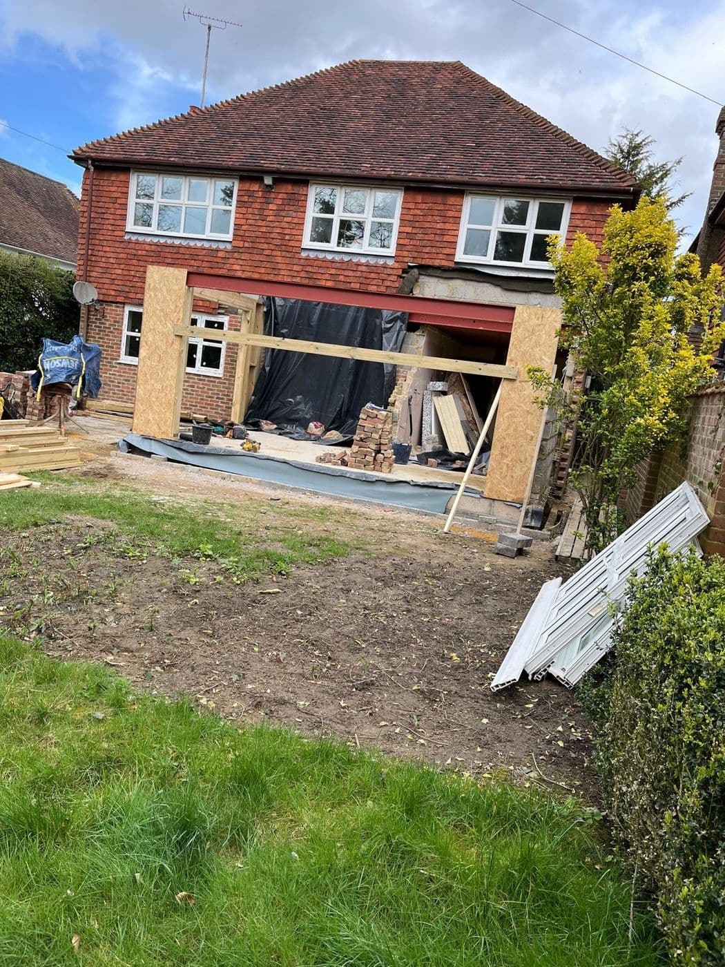 Single storey extension, photograph 4