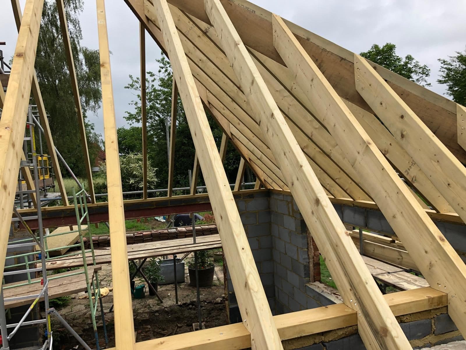 Timber frame extensions, photograph 2